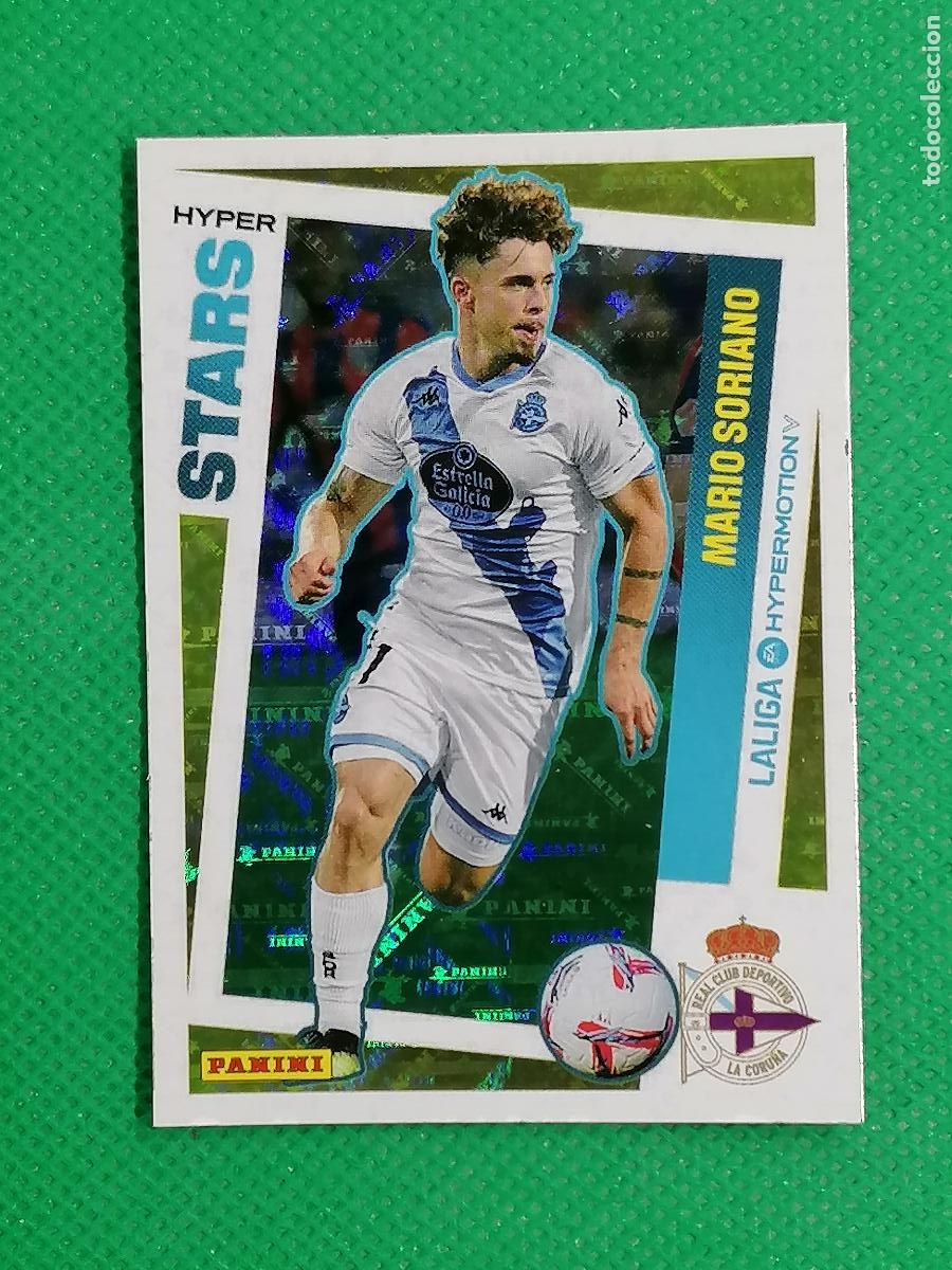 Fu&szlig;ball-Sticker: 450 MARIO SORIANO DEPORTIVO HYPER STARS ⚽ PANINI LIGA HYPERMOTION 24 25 2024 2025 ⚽