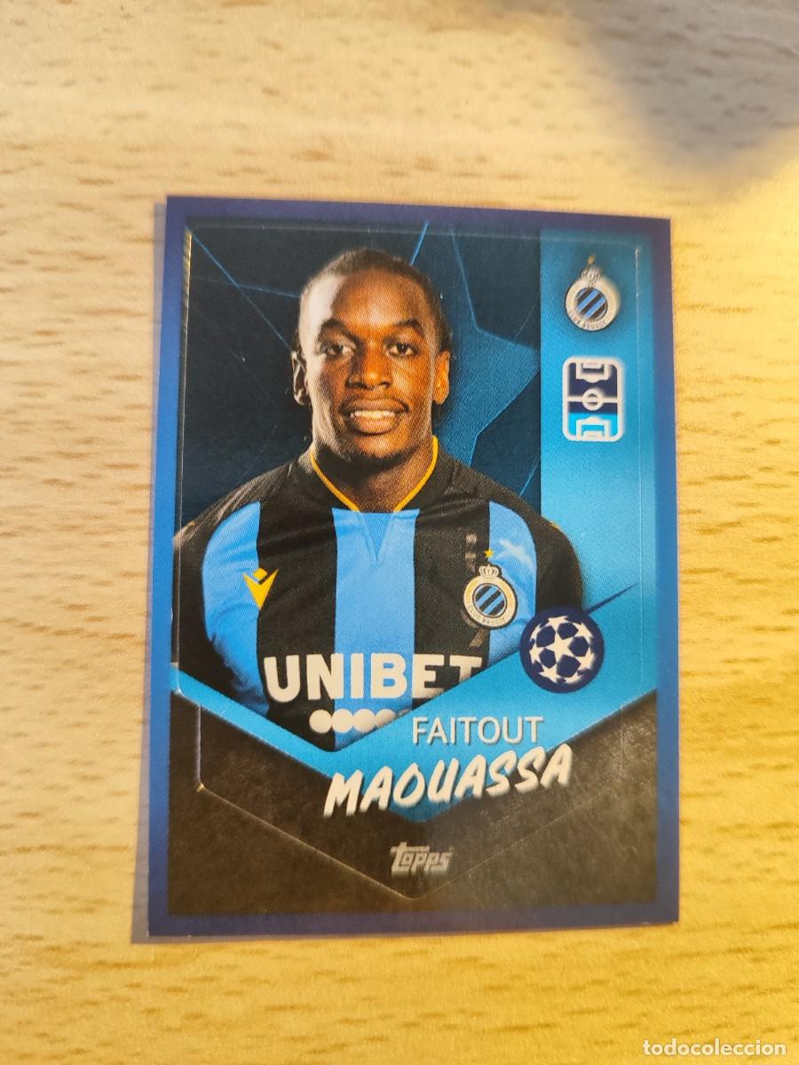 Fu&szlig;ball-Sticker: 130 UCL 21/22 FAITOUT MAOUASSA - CLUB BRUGGE CHAMPIONS LEAGUE TOPPS 2021 2022 UEFA