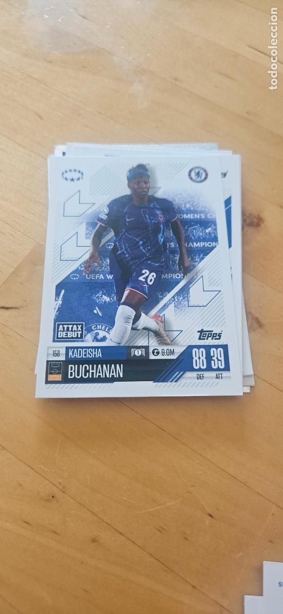 Cromos de F&uacute;tbol: 158 buchanan Chelsea match attax 2024 2025 24 25 sin pegar