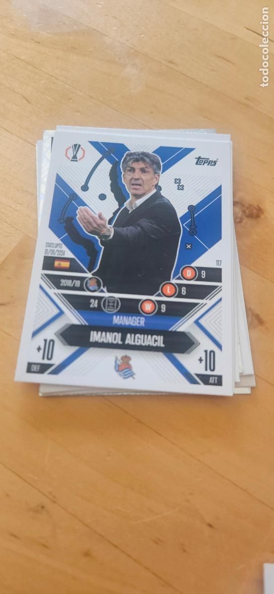 Cromos de F&uacute;tbol: 117 imanol real sociedad match attax 2024 2025 24 25 sin pegar