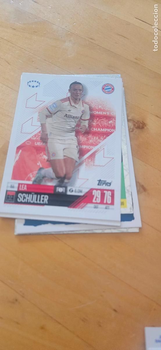Cromos de F&uacute;tbol: 155 schuller bayern munich match attax 2024 2025 24 25 sin pegar