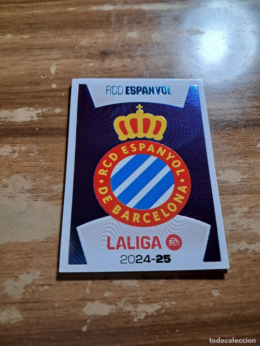 Cromos de F&uacute;tbol: CROMO COLECCIONES ESTE TEMPORADA 24/25: ESCUDO (ESPANYOL), N&deg; 1