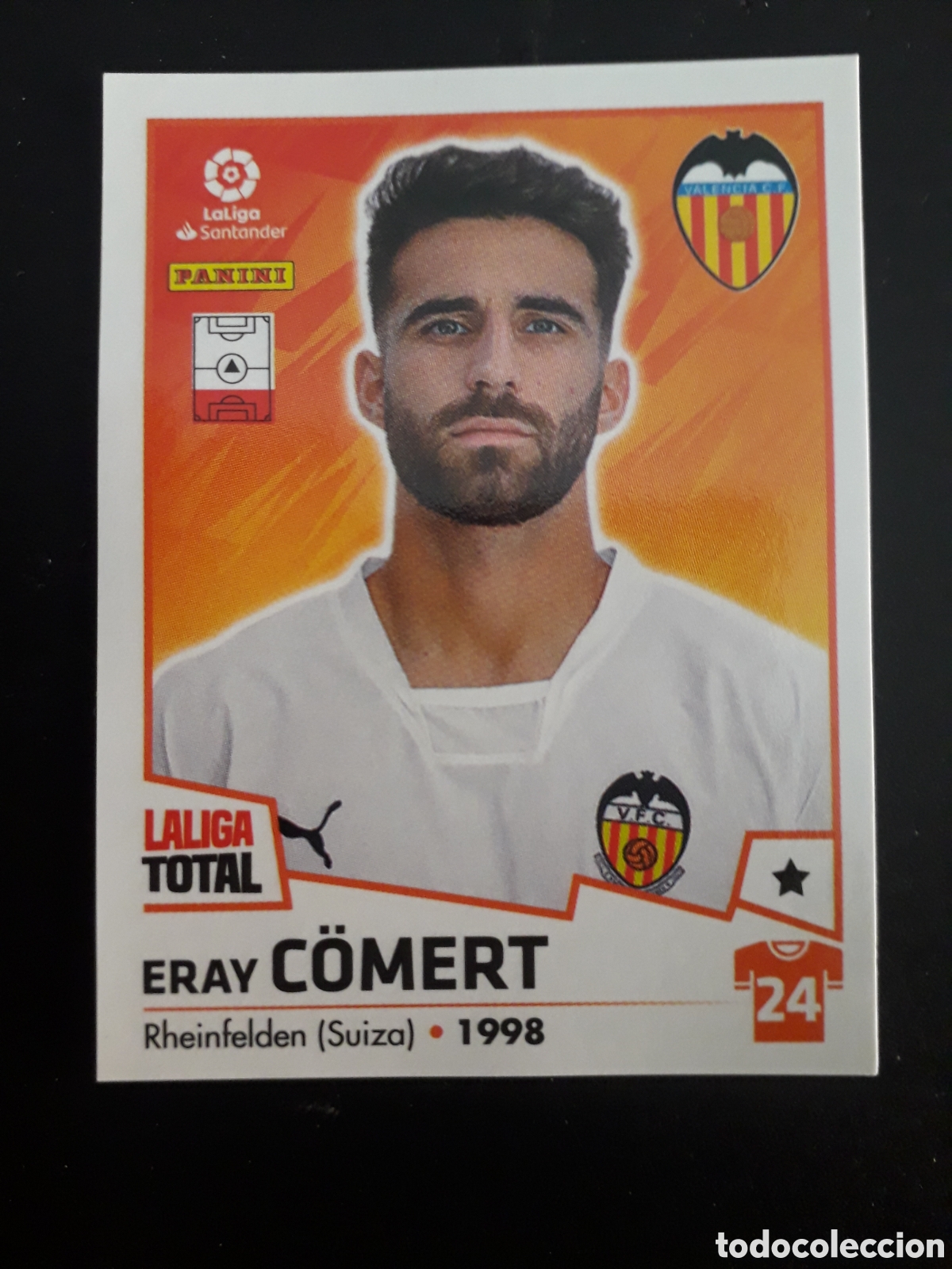 Fu&szlig;ball-Sticker: C&Ouml;MERT VALENCIA CF N&deg; 381 LALIGA TOTAL 22 23 2022 2023 PANINI SIN PEGAR PEDIDO M&Iacute;NIMO 3&euro;