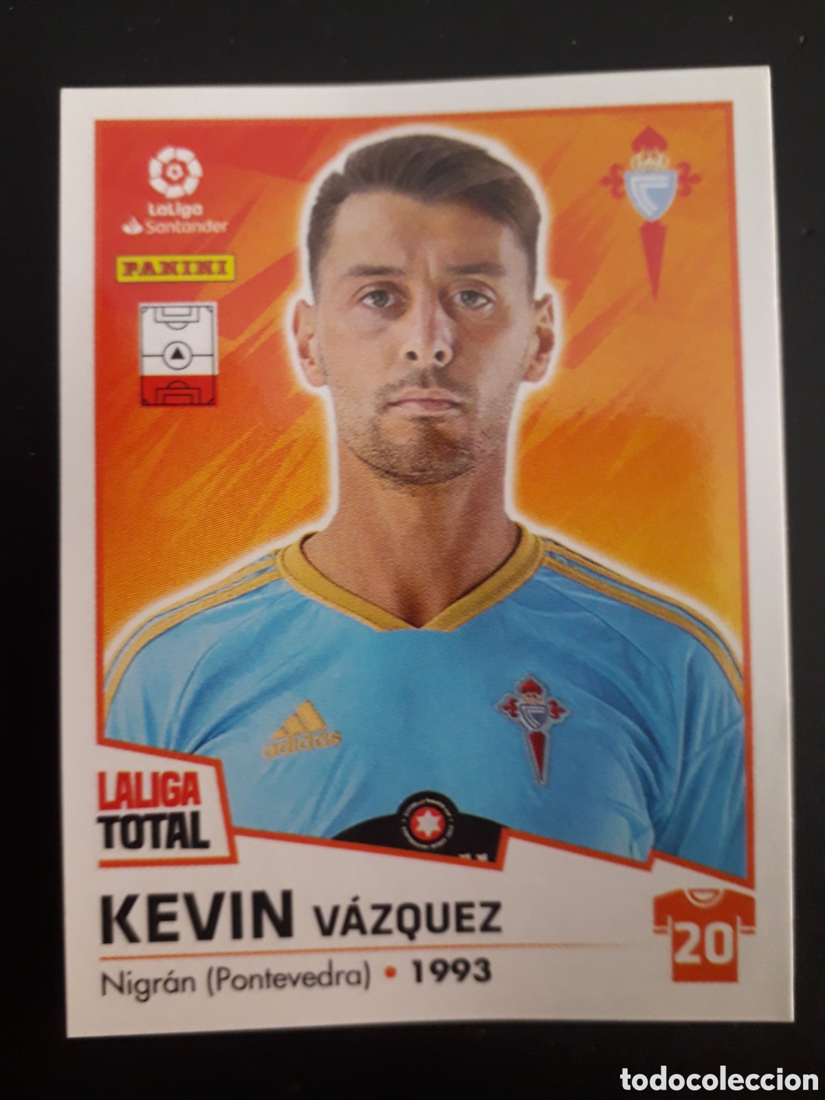 Fu&szlig;ball-Sticker: KEVIN CELTA DE VIGO N&deg; 142 LALIGA TOTAL 22 23 2022 2023 PANINI SIN PEGAR PEDIDO M&Iacute;NIMO 3&euro;
