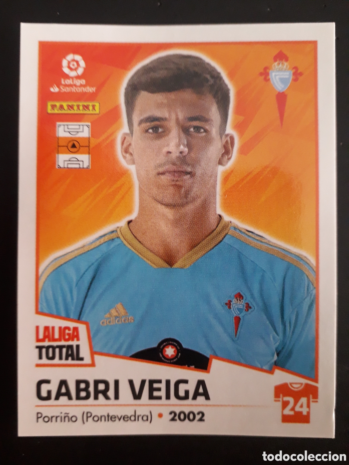 Fu&szlig;ball-Sticker: GABRI VEIGA CELTA DE VIGO N&deg; 146 LALIGA TOTAL 22 23 2022 2023 PANINI SIN PEGAR PEDIDO M&Iacute;NIMO 3&euro;