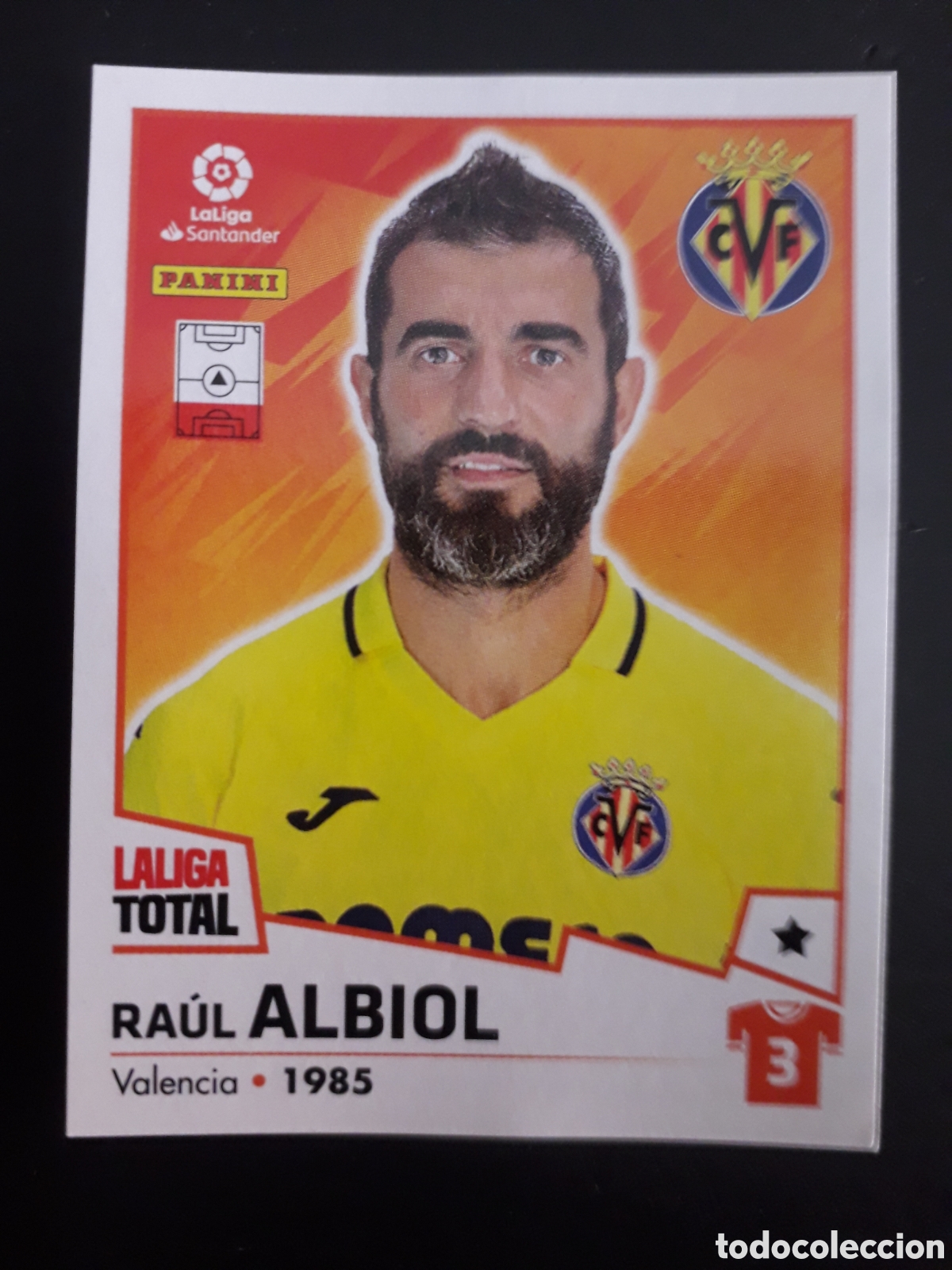 Fu&szlig;ball-Sticker: ALBIOL VILLARREAL N&deg; 424 LALIGA TOTAL 22 23 2022 2023 PANINI SIN PEGAR PEDIDO M&Iacute;NIMO 3&euro;.