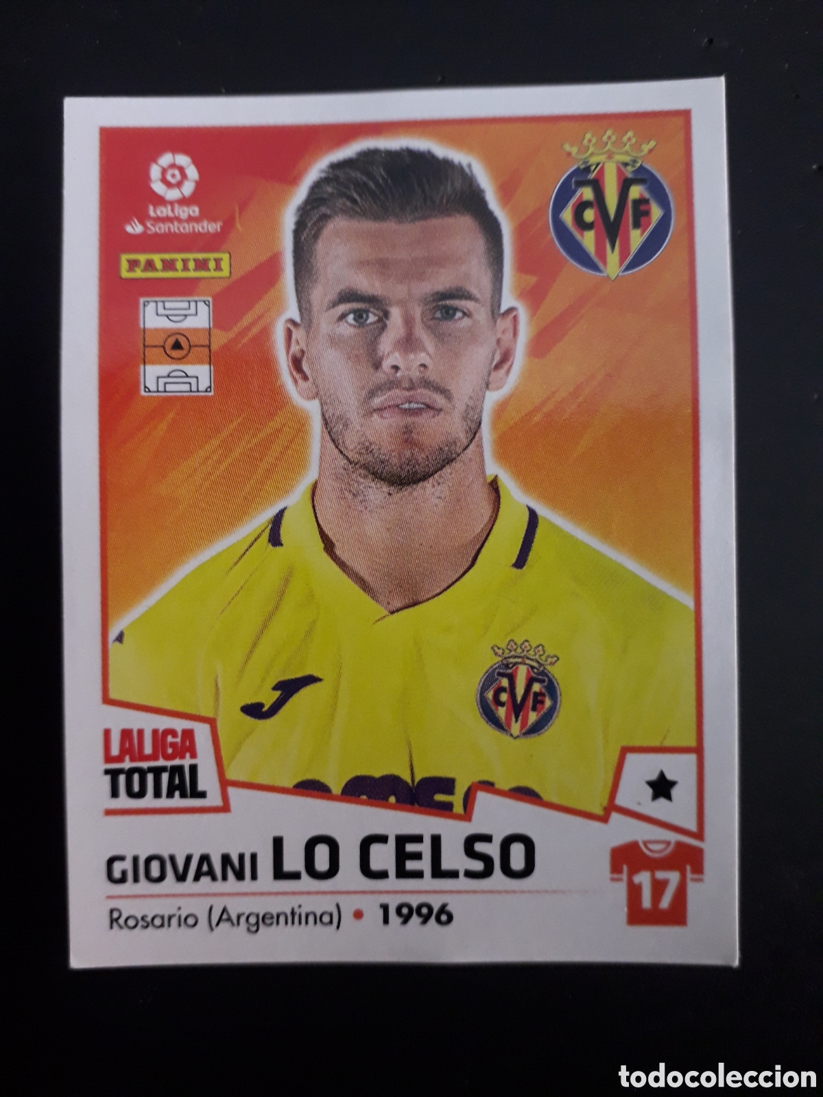 Fu&szlig;ball-Sticker: LO CELSO VILLARREAL N&deg; 436 LALIGA TOTAL 22 23 2022 2023 PANINI SIN PEGAR PEDIDO M&Iacute;NIMO 3&euro;