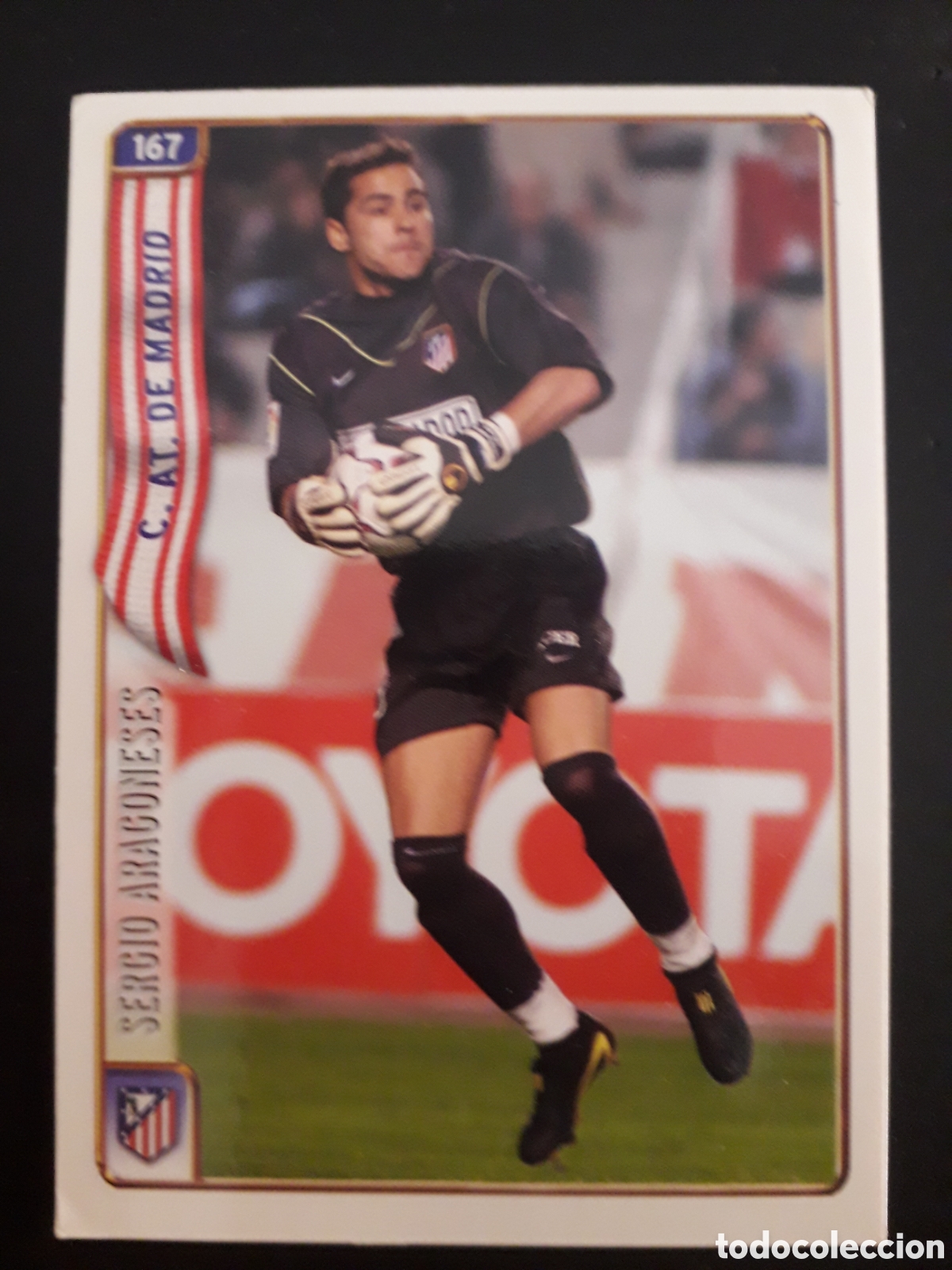 Fu&szlig;ball-Sticker: SERGIO ARAGONESES AT DE MADRID N&deg; 167 FICHAS LIGA 2004 2005 04 05 MUNDICROMO PEDIDO M&Iacute;NIMO 3&euro;