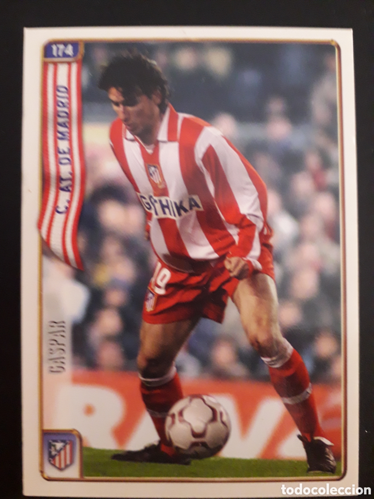 Fu&szlig;ball-Sticker: GASPAR AT DE MADRID N&deg; 174 FICHAS LIGA 2004 2005 04 05 MUNDICROMO PEDIDO M&Iacute;NIMO 3&euro;.
