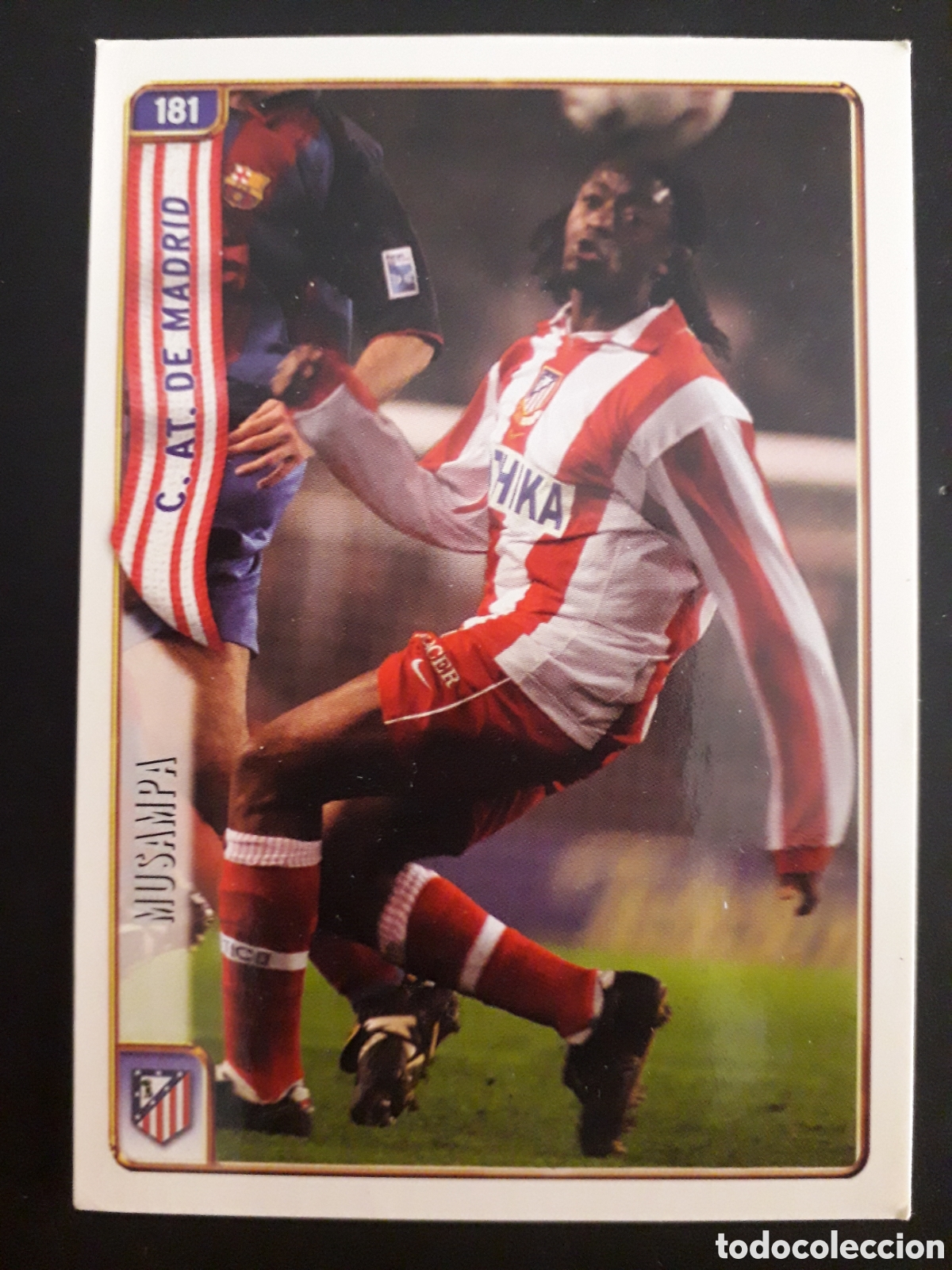 Fu&szlig;ball-Sticker: MUSAMPA AT DE MADRID N&deg; 181 FICHAS LIGA 2004 2005 04 05 MUNDICROMO PEDIDO M&Iacute;NIMO 3&euro;