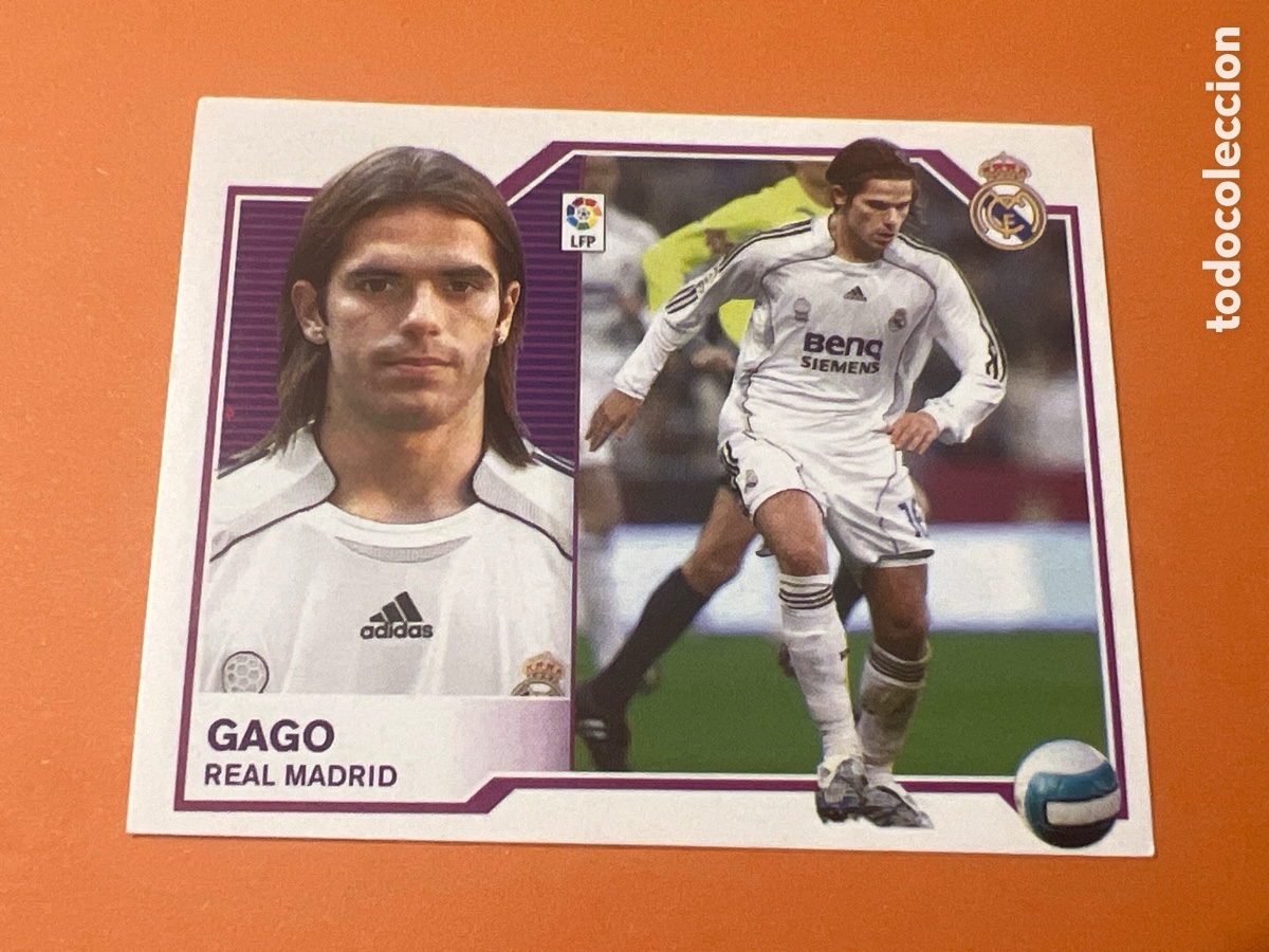Figurine di Calcio: A974. CROMO F&Uacute;TBOL PANINI LIGA ESTE 2007 2008 07 08 - SIN PEGAR - REAL MADRID - GAGO