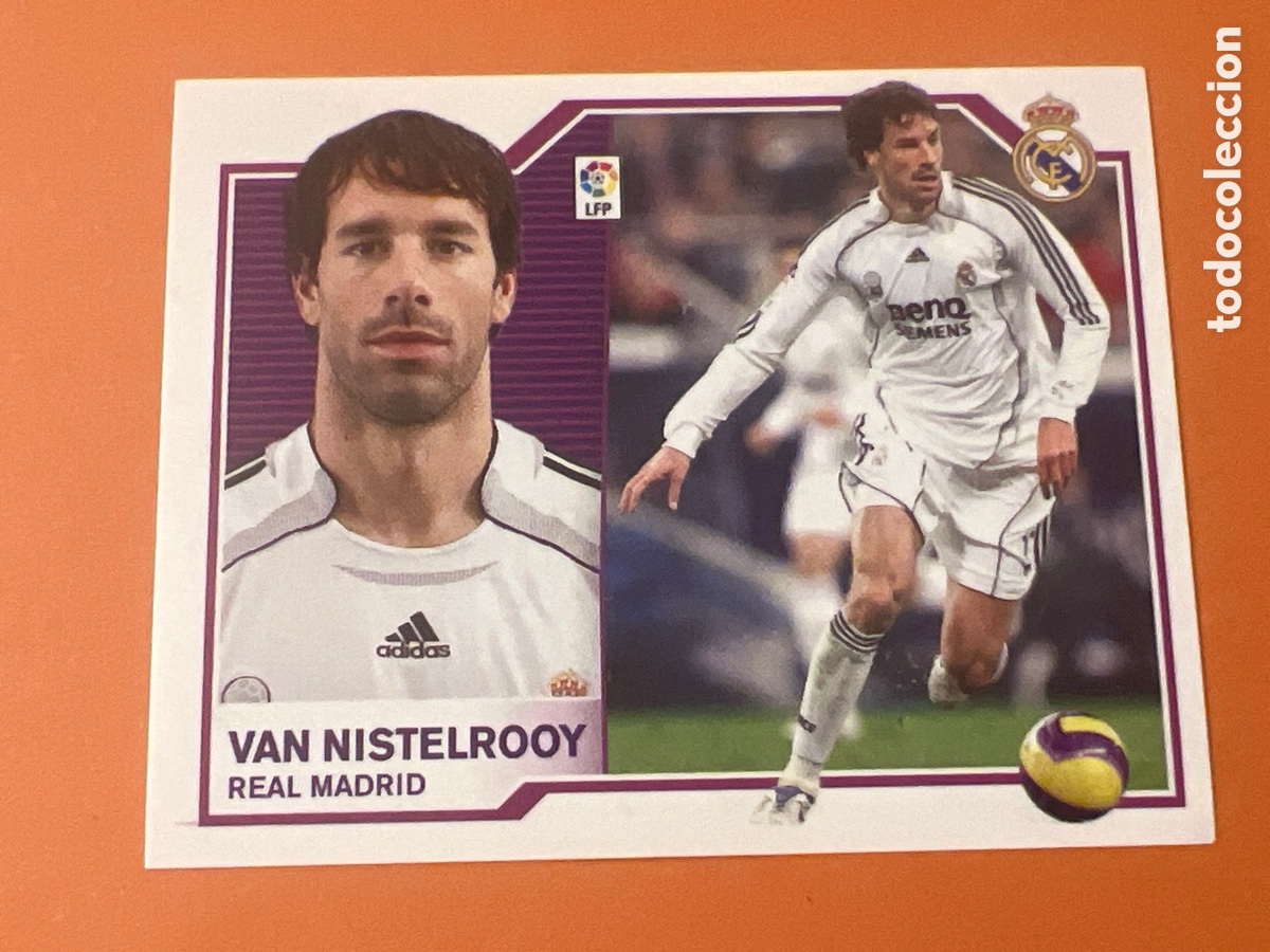 Figurine di Calcio: C9578. ESTE 2007 2008 PANINI VAN NISTELROOY (REAL MADRID) - SIN PEGAR - CROMO FUTBOL LIGA 07 08