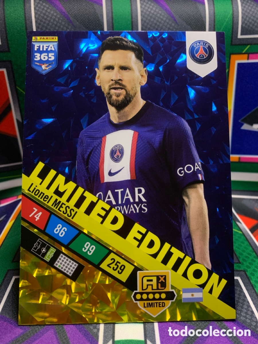 Cartes &agrave; collectionner de Football: Panini FIFA 365 Adrenalyn XL 2022-23 LIONEL MESSI - PSG XXL edici&oacute;n limitada