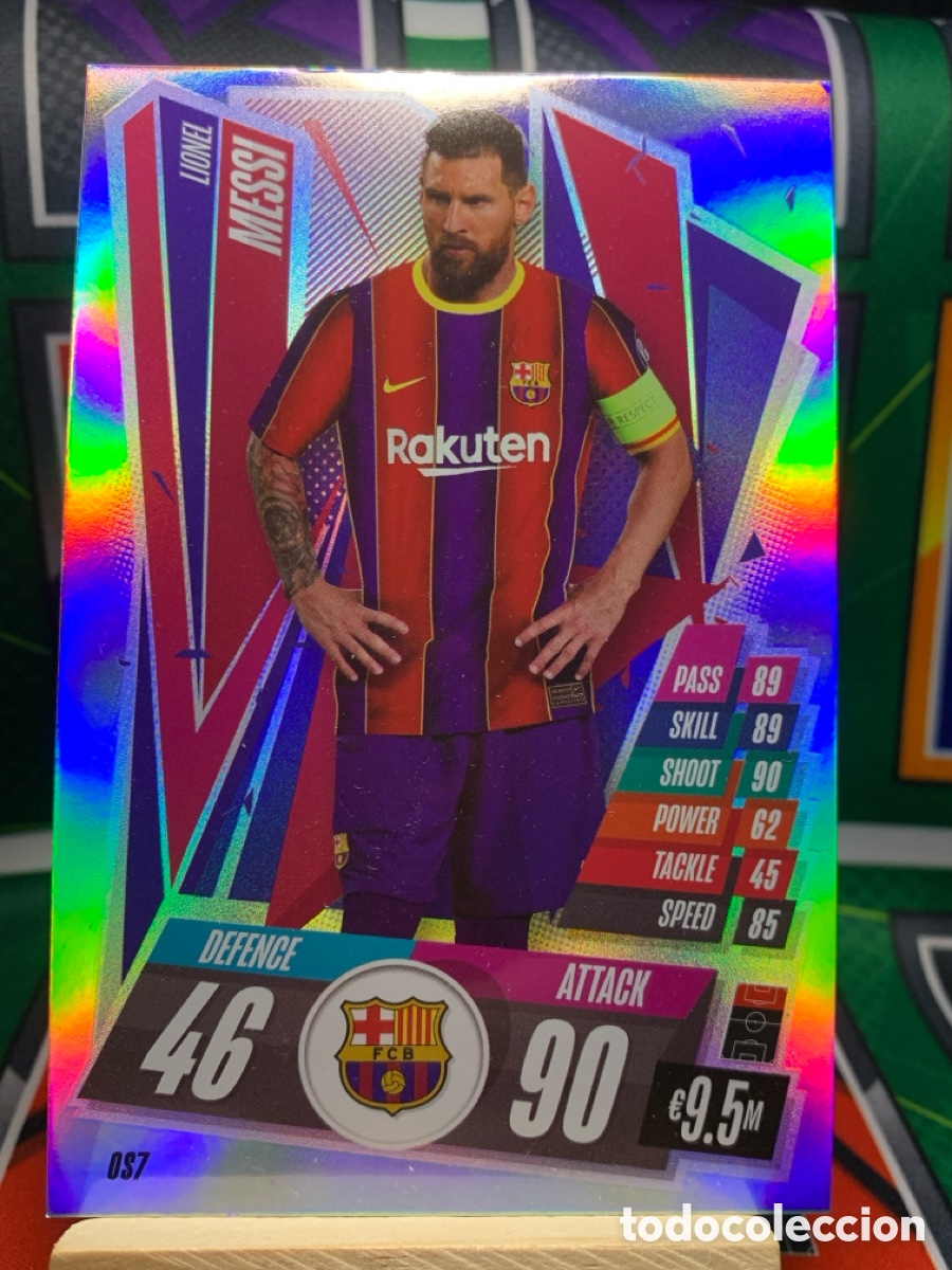 Cartes &agrave; collectionner de Football: Topps Champions League 2020 21 Limited Edition XXL Match Attax Messi Barcelona