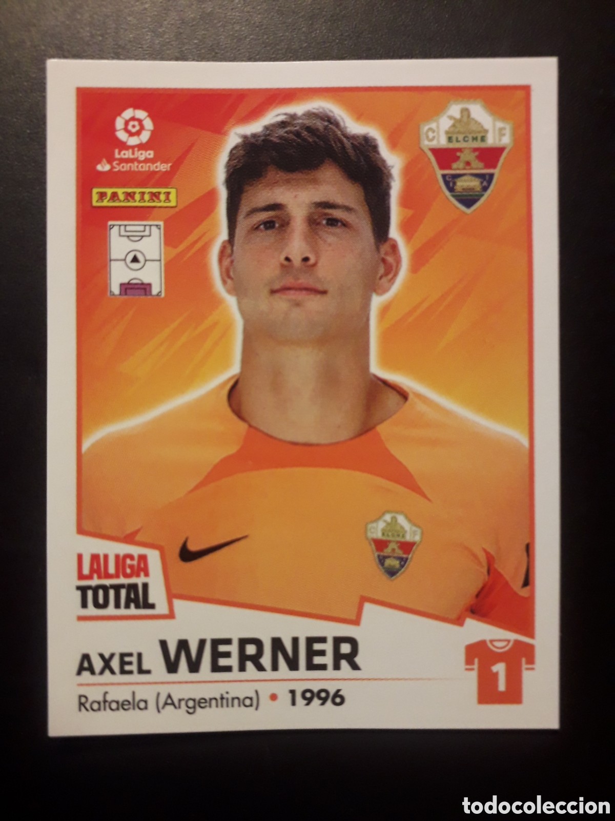 Fu&szlig;ball-Sticker: WERNER ELCHE N&deg; 158 LALIGA TOTAL 22 23 2022 2023 PANINI SIN PEGAR PEDIDO M&Iacute;NIMO 3&euro;