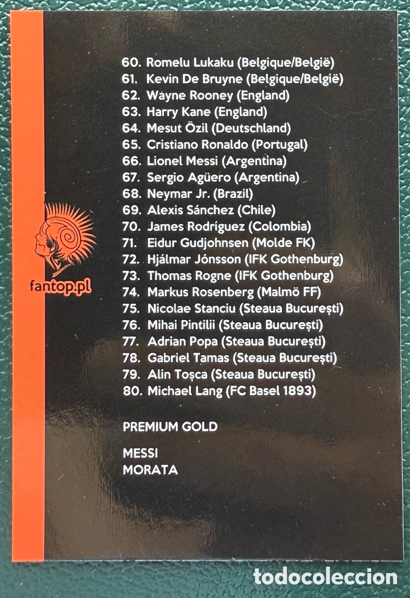 Cromos de Futebol: LIMITED EDITION CARDS LIST FIFA 365 2017 FANTOP