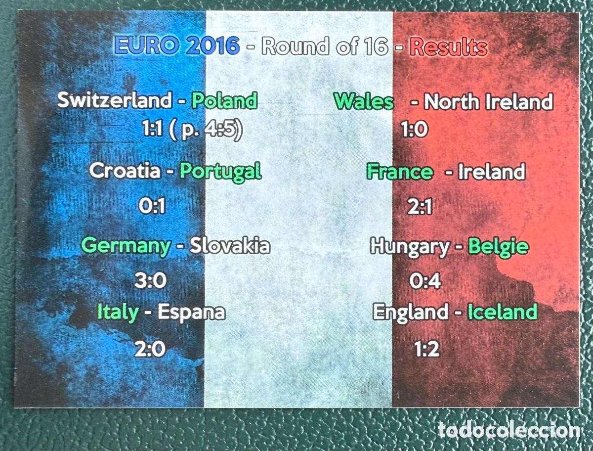 Figurine di Calcio: 24 DIECISEISAVOS Y OCTAVOS EURO 2016 FRANCE EUROCOPA FRANCIA FANTOP