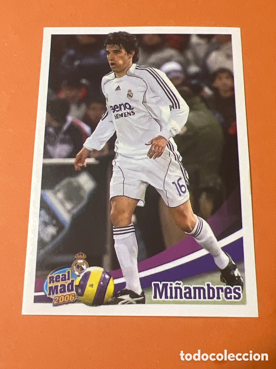 Cromos de Futebol: C8915. 72 MI&Ntilde;AMBRES REAL MADRID PANINI OFICIAL 2006 2007 CROMO FUTBOL 06 07 - SIN PEGAR