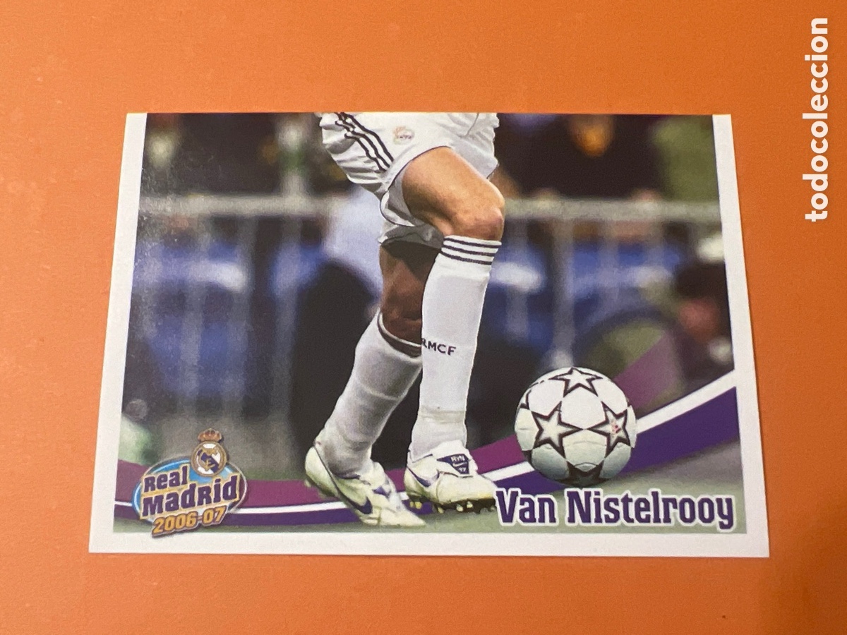 Figurine di Calcio: C8923. 153 VAN NISTELROOY REAL MADRID PANINI OFICIAL 2006 2007 CROMO FUTBOL 06 07 - SIN PEGAR