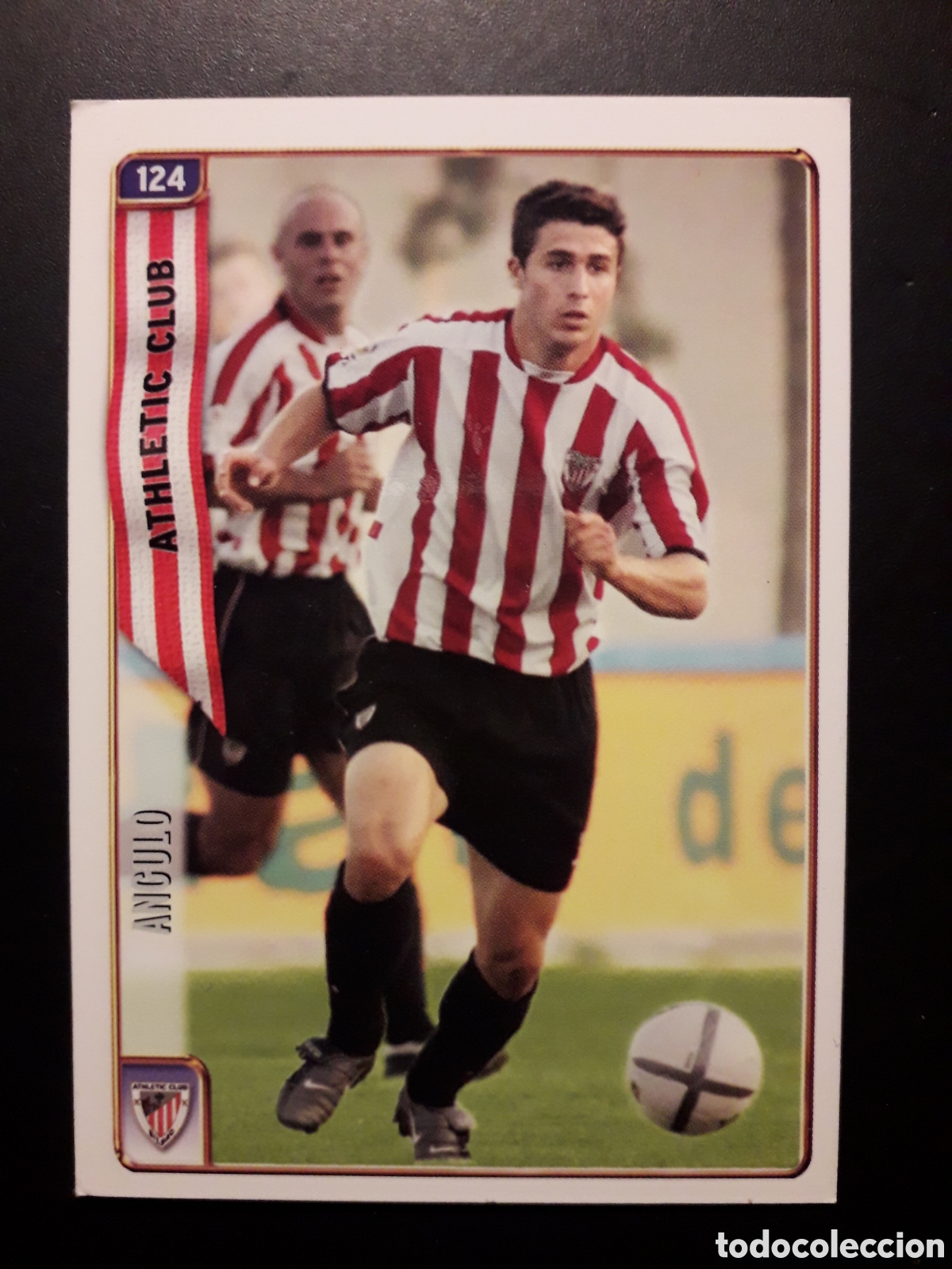 Fu&szlig;ball-Sticker: ANGULO ATHLETIC DE BILBAO N&deg; 124 FICHAS LIGA 2004 2005 04 05 MUNDICROMO PEDIDO M&Iacute;NIMO 3&euro;