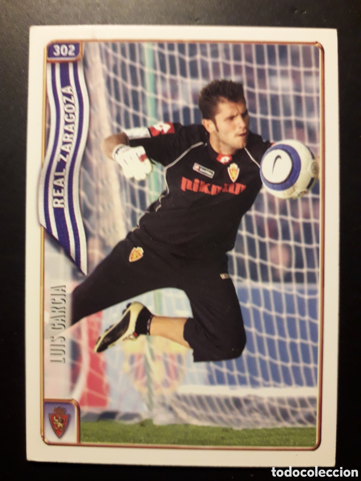 Fu&szlig;ball-Sticker: LUIS GARC&Iacute;A ZARAGOZA N&deg; 302 FICHAS LIGA 2004 2005 04 05 MUNDICROMO PEDIDO M&Iacute;NIMO 3&euro;