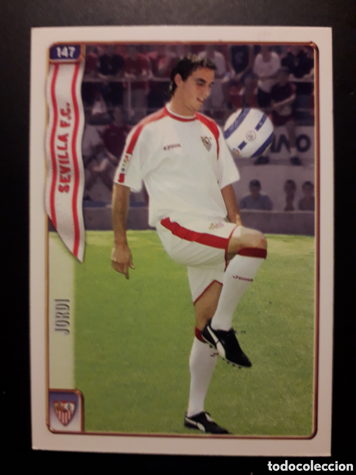 Fu&szlig;ball-Sticker: JORDI SEVILLA N&deg; 147 FICHAS LIGA 2004 2005 04 05 MUNDICROMO PEDIDO M&Iacute;NIMO 3&euro;.