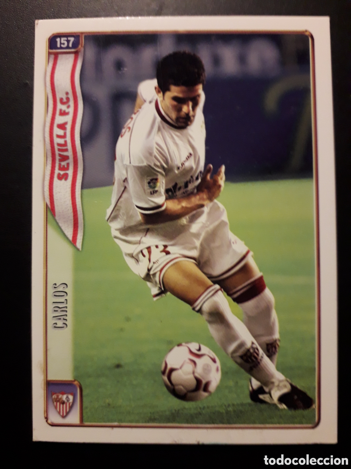 Fu&szlig;ball-Sticker: CARLOS SEVILLA N&deg; 157 FICHAS LIGA 2004 2005 04 05 MUNDICROMO PEDIDO M&Iacute;NIMO 3&euro;