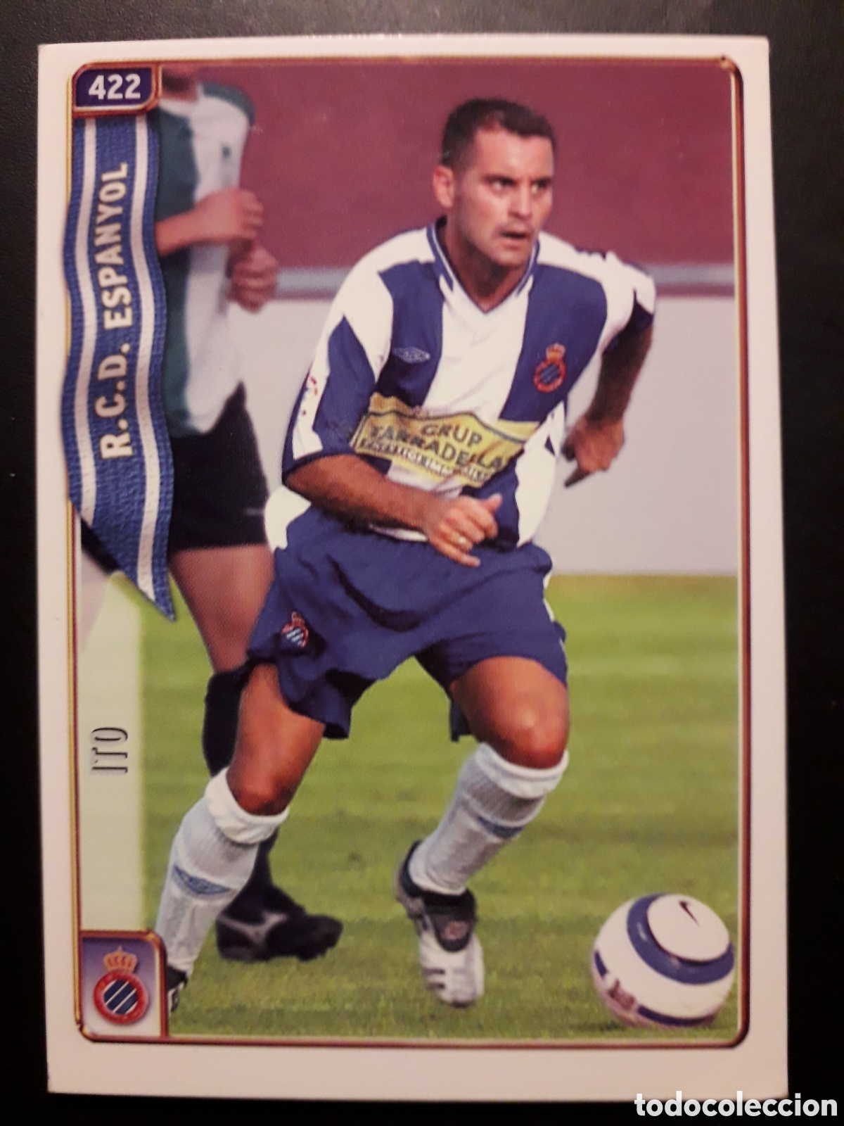 Fu&szlig;ball-Sticker: ITO RCD ESPA&Ntilde;OL/ESPANYOL N&deg; 422 FICHAS LIGA 2004 2005 04 05 MUNDICROMO PEDIDO M&Iacute;NIMO 3&euro;