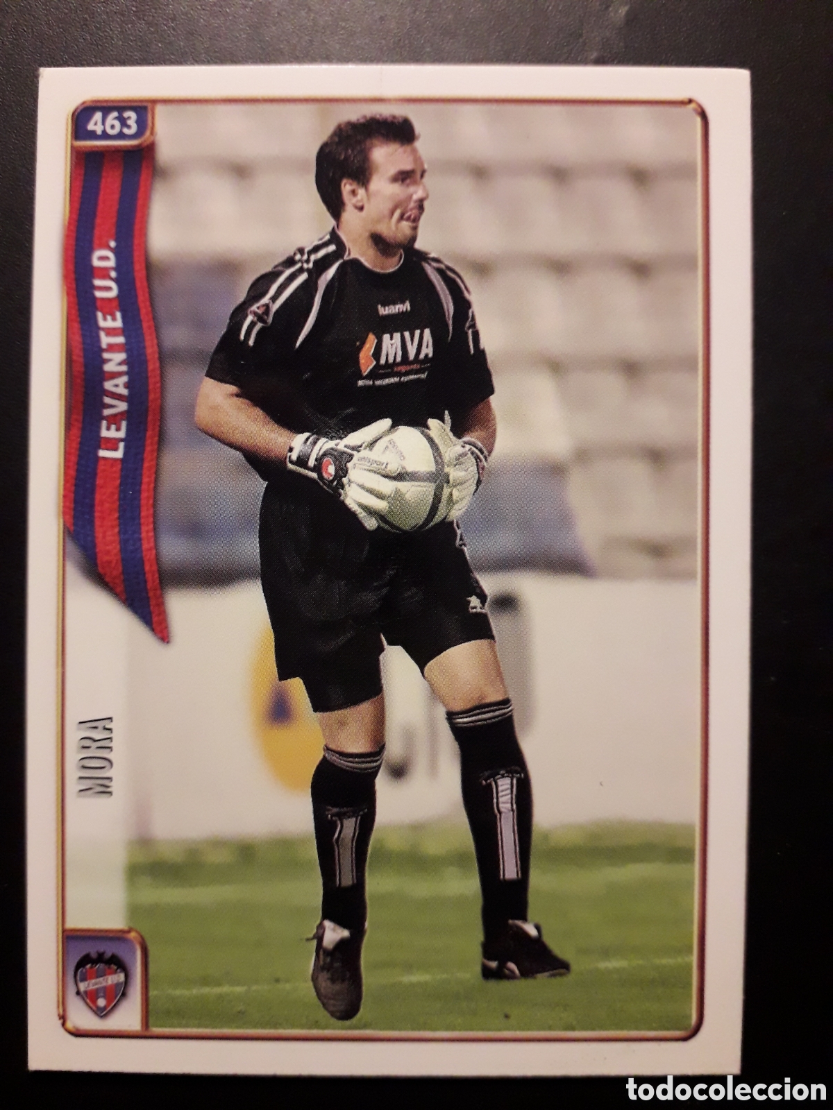 Fu&szlig;ball-Sticker: MORA LEVANTE N&deg; 463 FICHAS LIGA 2004 2005 04 05 MUNDICROMO PEDIDO M&Iacute;NIMO 3&euro;