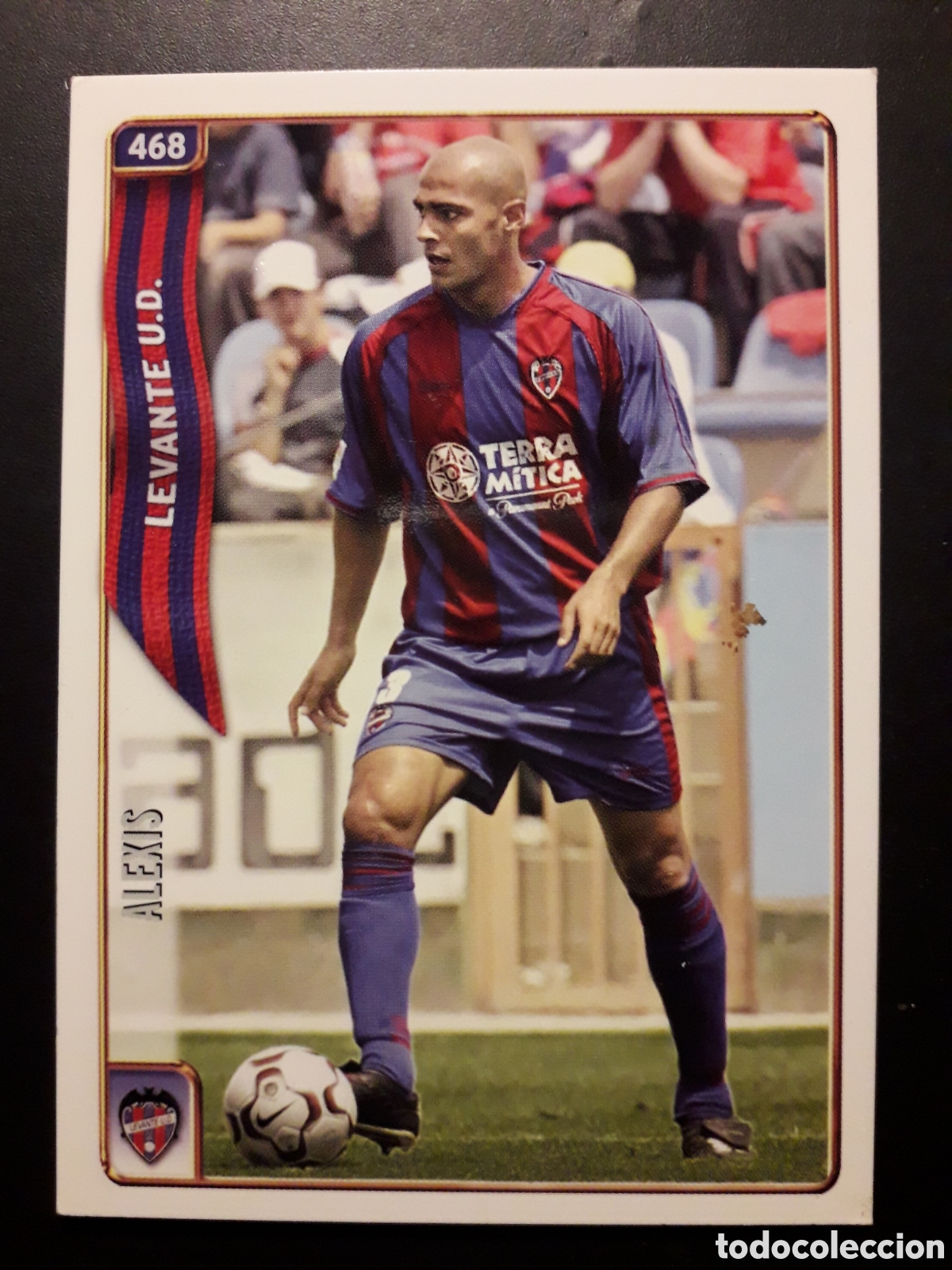 Fu&szlig;ball-Sticker: ALEXIS LEVANTE N&deg; 468 FICHAS LIGA 2004 2005 04 05 MUNDICROMO PEDIDO M&Iacute;NIMO 3&euro;
