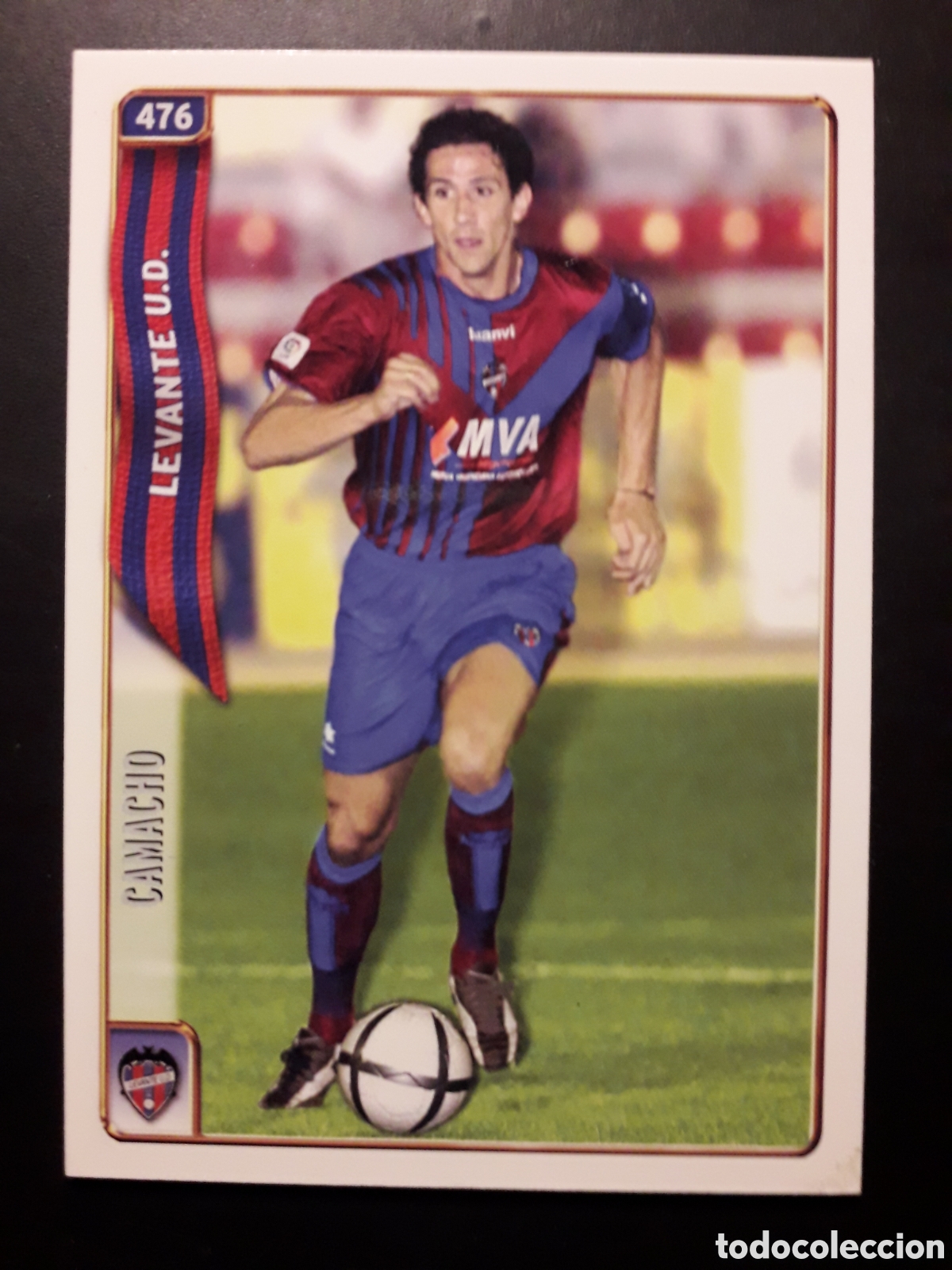 Fu&szlig;ball-Sticker: CAMACHO LEVANTE N&deg; 476 FICHAS LIGA 2004 2005 04 05 MUNDICROMO PEDIDO M&Iacute;NIMO 3&euro;