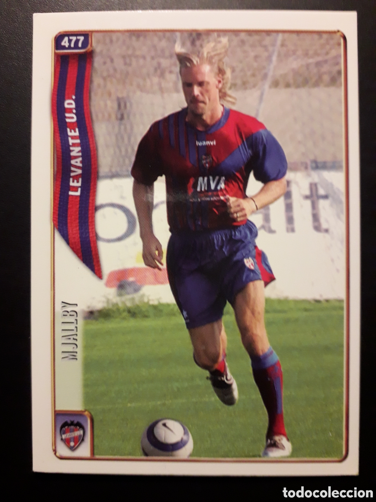 Fu&szlig;ball-Sticker: MJALLBY LEVANTE N&deg; 477 FICHAS LIGA 2004 2005 04 05 MUNDICROMO PEDIDO M&Iacute;NIMO 3&euro;