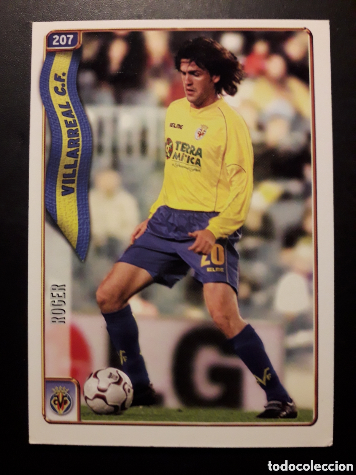 Fu&szlig;ball-Sticker: ROGER VILLARREAL N&deg; 207 FICHAS LIGA 2004 2005 04 05 MUNDICROMO PEDIDO M&Iacute;NIMO 3&euro;