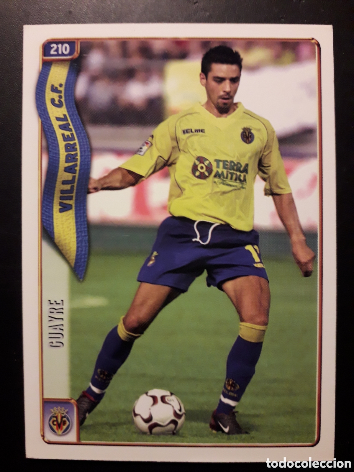 Fu&szlig;ball-Sticker: GUAYRE VILLARREAL N&deg; 210 FICHAS LIGA 2004 2005 04 05 MUNDICROMO PEDIDO M&Iacute;NIMO 3&euro;