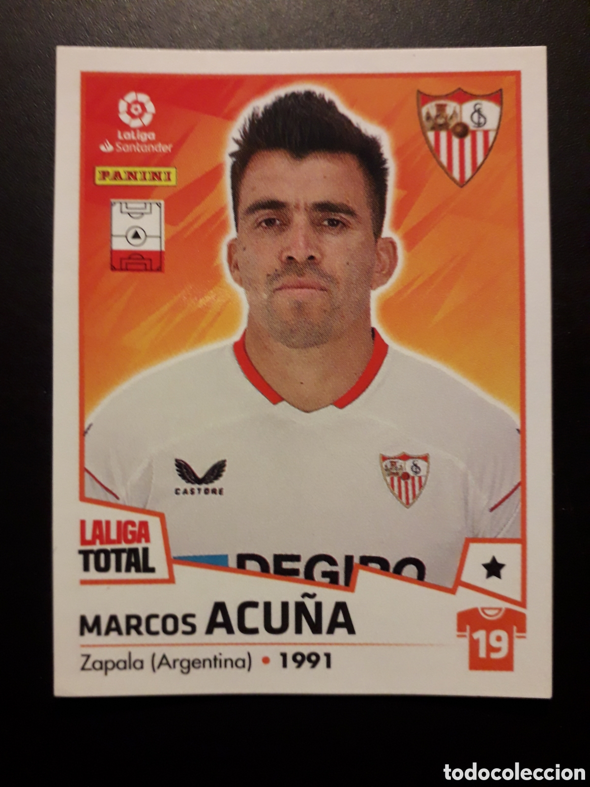 Cartes &agrave; collectionner de Football: ACU&Ntilde;A SEVILLA N&deg; 362 LALIGA TOTAL 22 23 2022 2023 PANINI SIN PEGAR PEDIDO M&Iacute;NIMO 3&euro;