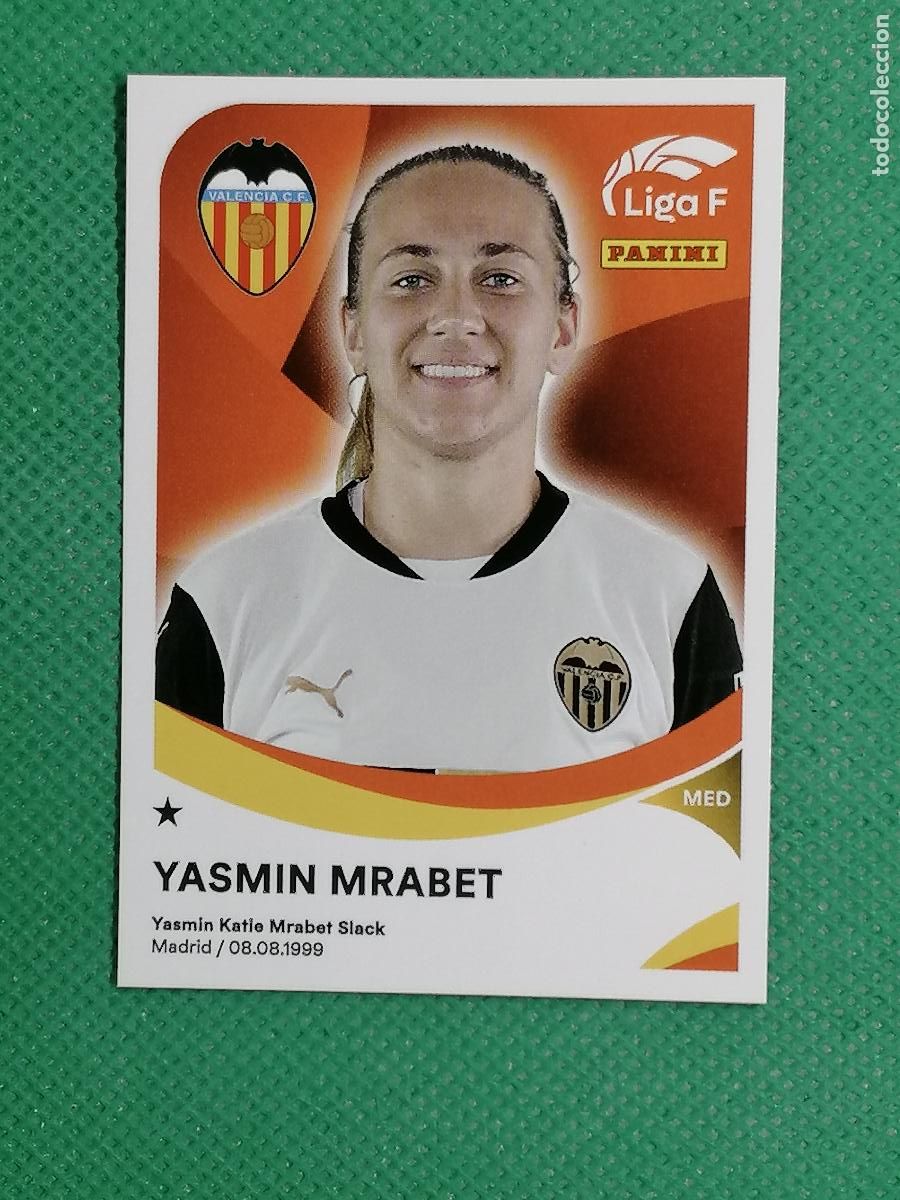 Fu&szlig;ball-Sticker: 313 YASMIN MRABET VALENCIA ⚽ PANINI LIGA F FEMENINA 2024 2025 24 25 ⚽