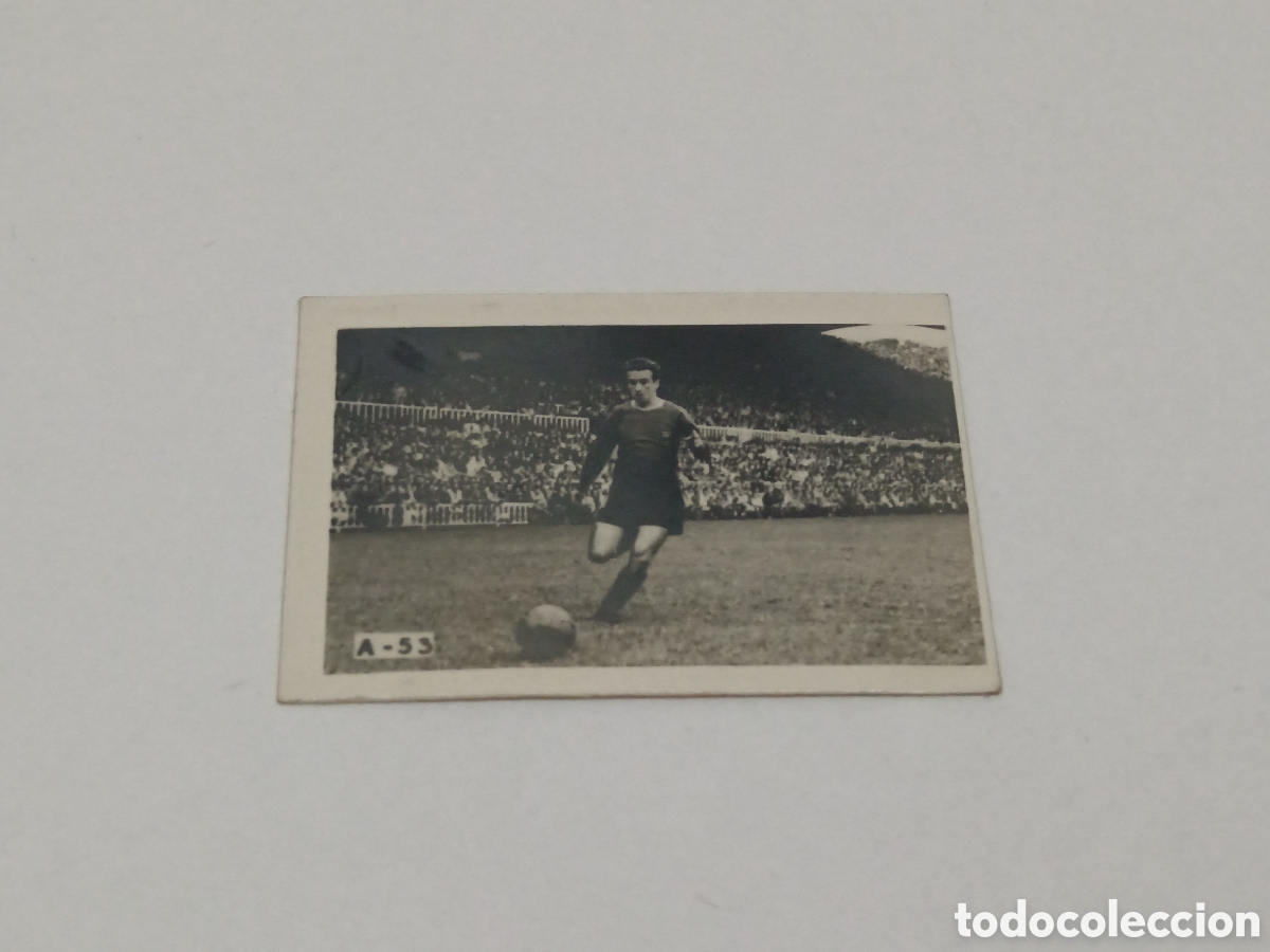 Cromos de f&uacute;tbol: Basora FC Barcelona REPORTAJES FOTOGR&Aacute;FICOS TABAY A-53 MARZO 1948