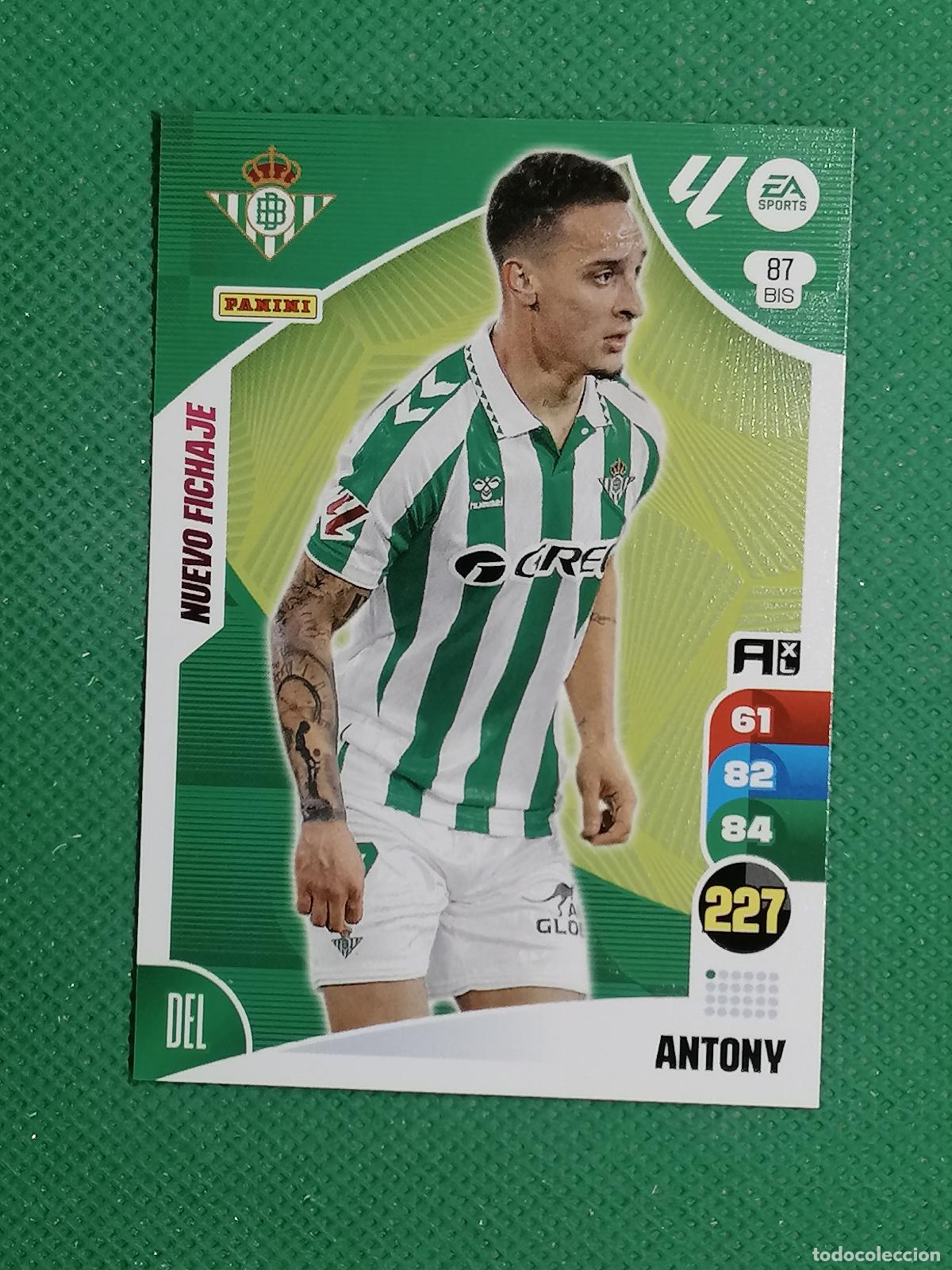 Cromos de F&uacute;tbol: 87 BIS 87BIS ANTONY BETIS FICHAJE ⚽ LIGA ADRENALYN XL 2024 2025 24 25 ⚽