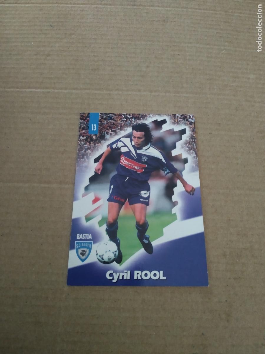 Figurine di Calcio: 13 CYRIL ROOL BASTIA CROMO FUTBOL Panini FOOT Cards 1997-1998 LIGA FRANCIA 97-98