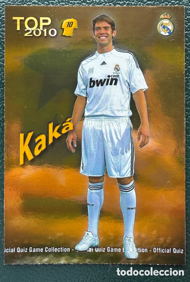 Cartes &agrave; collectionner de Football: 614 KAKA REAL MADRID TOP DORADO BRILLO LISO FICHAS ALBUM MUNDICROMO 2009 2010 09 10