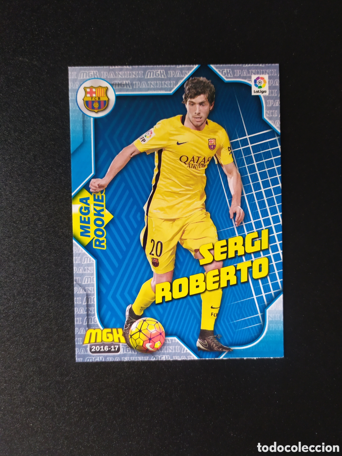Cromos de f&uacute;tbol: Megacracks 2016 2017 16 17 panini Sergi Roberto rookies n&deg; 108 Barcelona