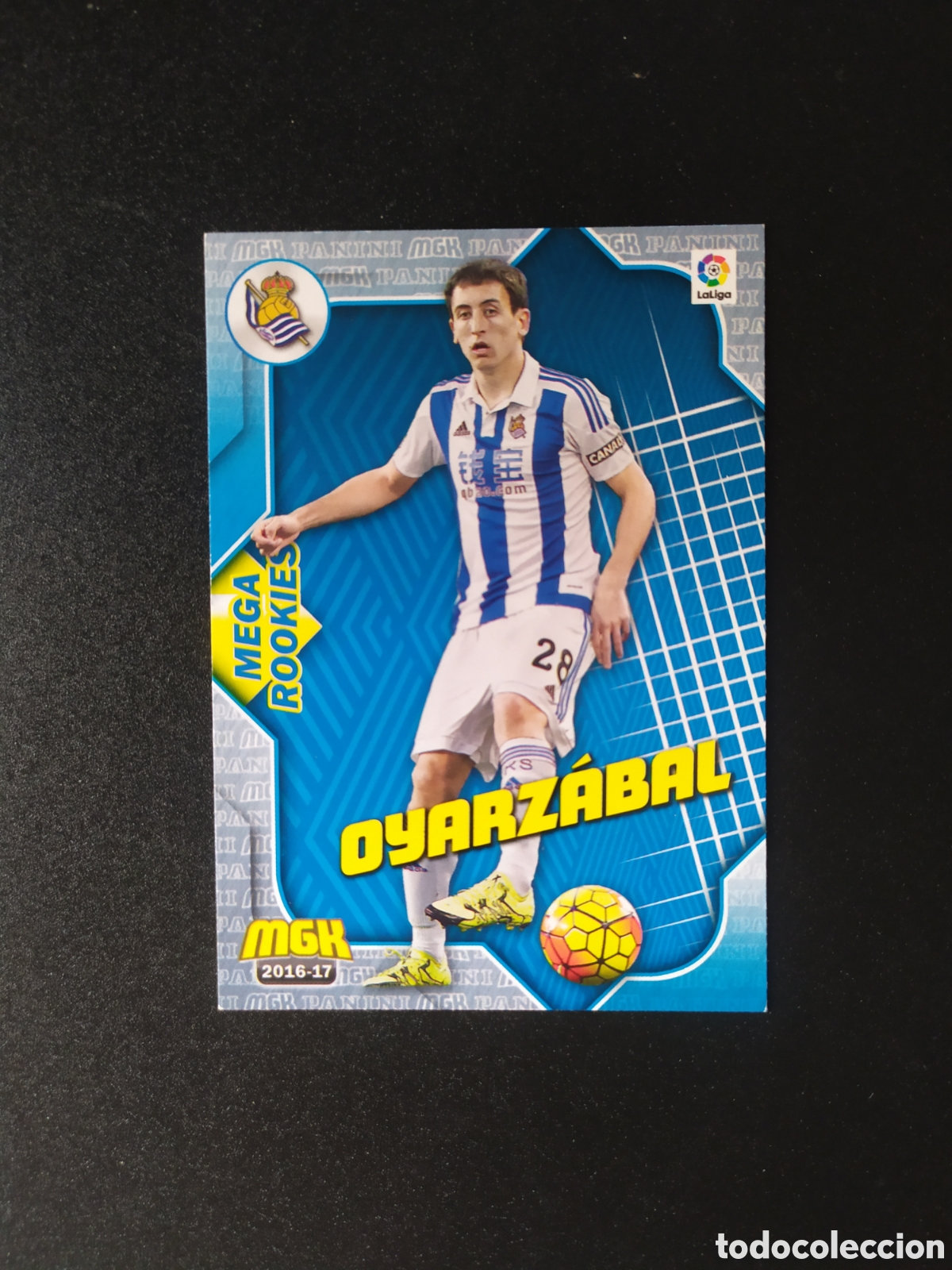 Cromos de F&uacute;tbol: Megacracks 2016 2017 16 17 panini Oyarz&aacute;bal rookies n&deg; 432 Real Sociedad