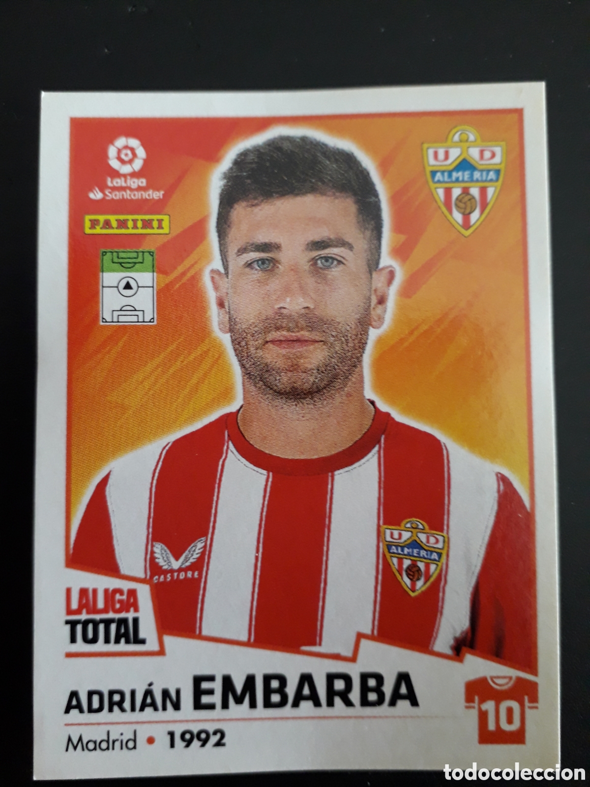 Fu&szlig;ball-Sticker: EMBARBA, ALMER&Iacute;A N&deg; 22 LALIGA TOTAL 22 23 2022 2023 PANINI SIN PEGAR PEDIDO M&Iacute;NIMO 3&euro;