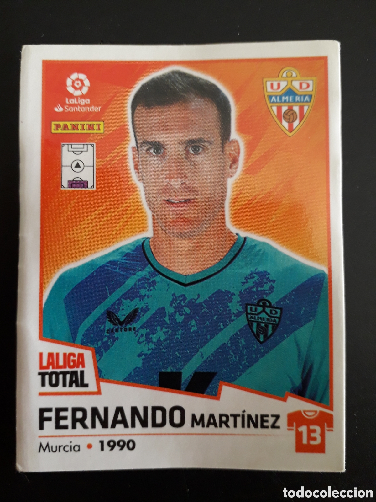 Fu&szlig;ball-Sticker: FERNANDO, ALMER&Iacute;A N&deg; 3 LALIGA TOTAL 22 23 2022 2023 PANINI SIN PEGAR PEDIDO M&Iacute;NIMO 3&euro;
