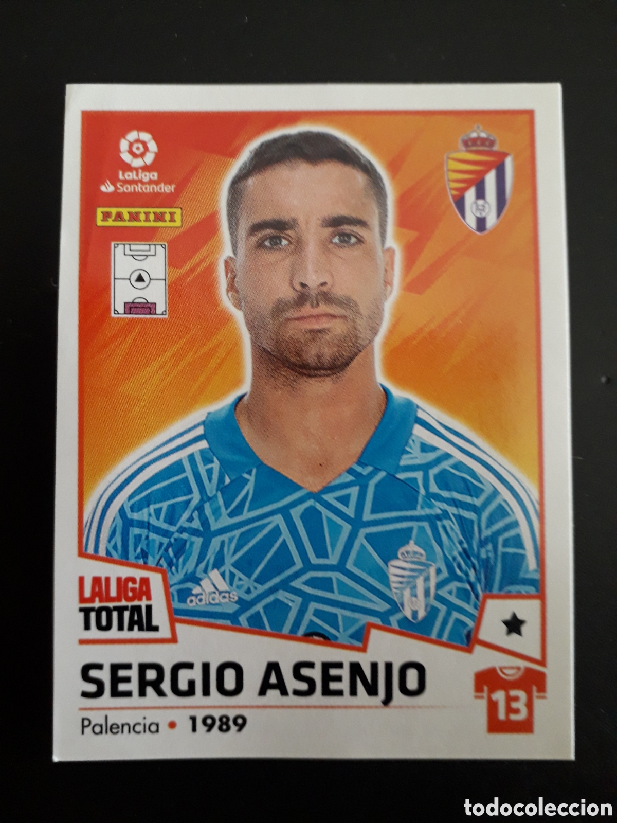 Fu&szlig;ball-Sticker: SERGIO ASENJO VALLADOLID N&deg; 400 LALIGA TOTAL 22 23 2022 2023 PANINI SIN PEGAR PEDIDO M&Iacute;NIMO 3&euro;.