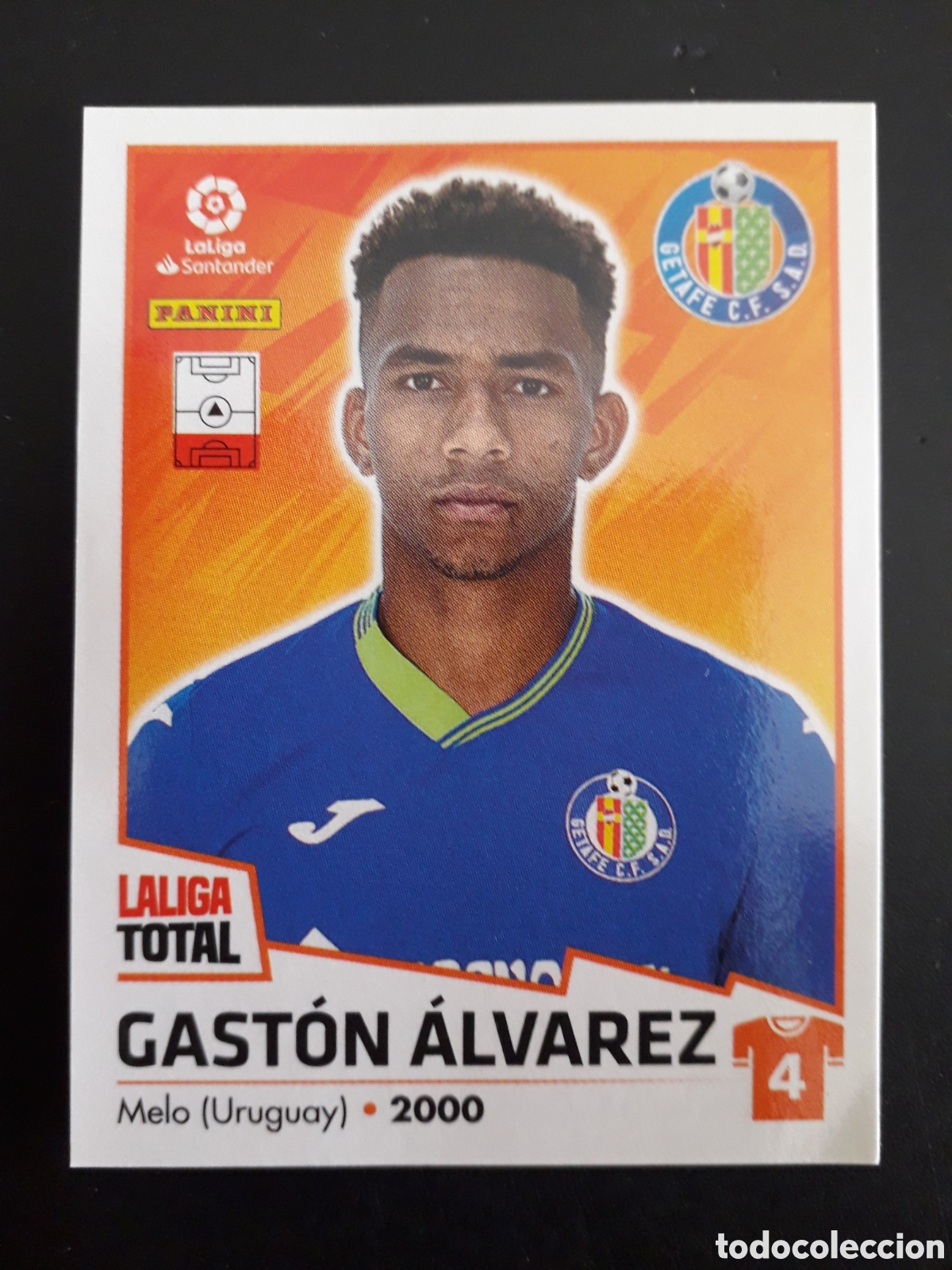 Fu&szlig;ball-Sticker: GAST&Oacute;N &Aacute;LVAREZ GETAFE N&deg; 209 LALIGA TOTAL 22 23 2022 2023 PANINI SIN PEGAR PEDIDO M&Iacute;NIMO 3&euro;