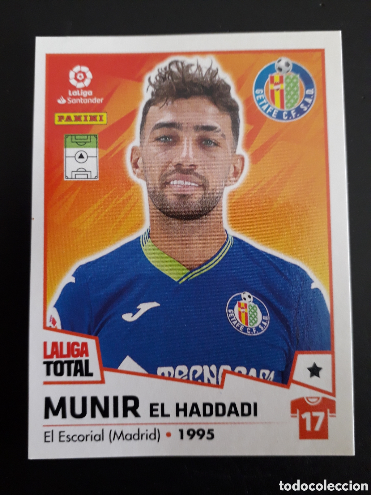 Fu&szlig;ball-Sticker: MUNIR GETAFE N&deg; 220 LALIGA TOTAL 22 23 2022 2023 PANINI SIN PEGAR PEDIDO M&Iacute;NIMO 3&euro;