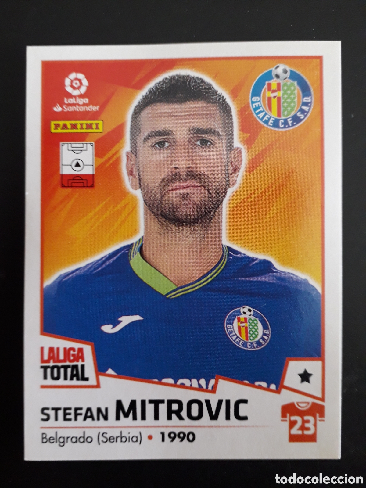 Fu&szlig;ball-Sticker: MITROVIC GETAFE N&deg; 207 LALIGA TOTAL 22 23 2022 2023 PANINI SIN PEGAR PEDIDO M&Iacute;NIMO 3&euro;.