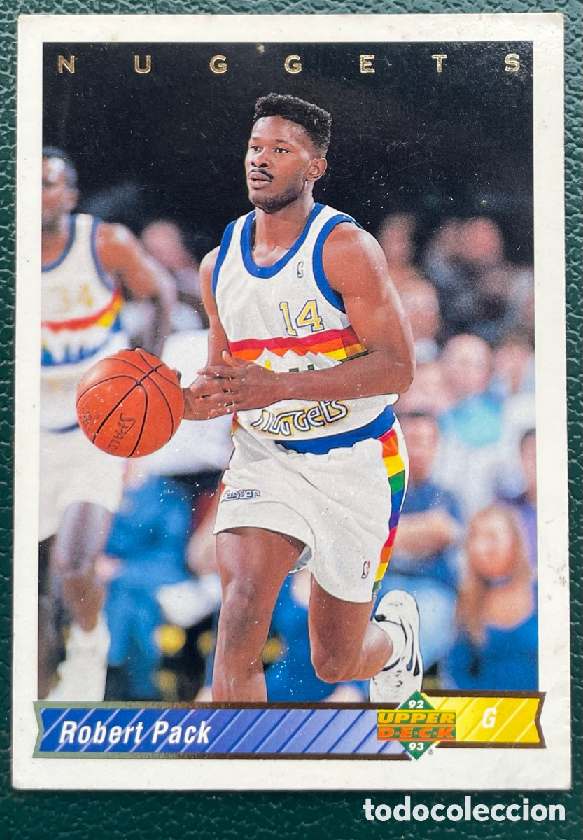 Figurine di Calcio: 145 ROBERT PACK DENVER NUGGETS UPPER DECK 1992 1993 NBA 92 93