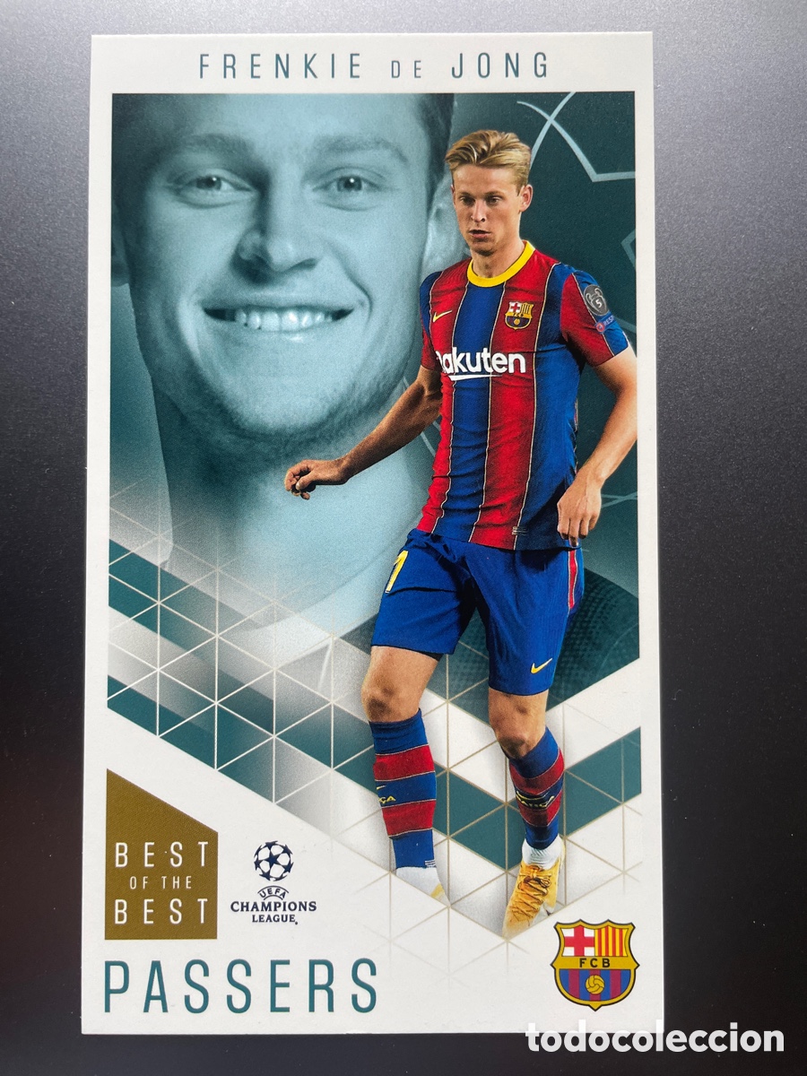 Cromos de Futebol: De Jong 22 Passers Best of the Best UCL 2020-21 FC Barcelona